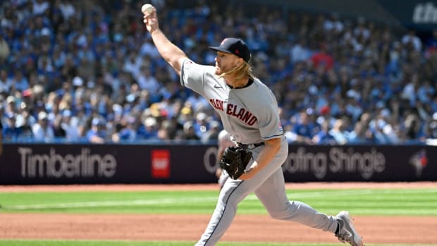 Former Cleveland Guardians pitcher Noah Syndergaard